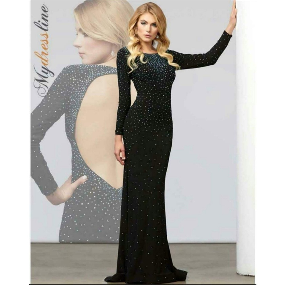 Johnathan Kayne Open Back Gown