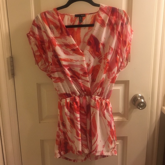 AQUA Romper Abstract print - Picture 1 of 4