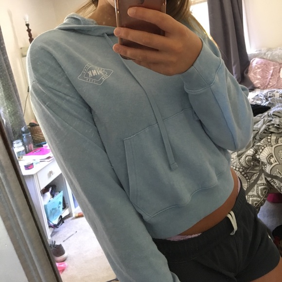 PINK Victoria's Secret Tops - PINK Cropped Hoodie