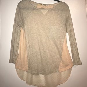 Anthropologie Little Yellow Button Shirt