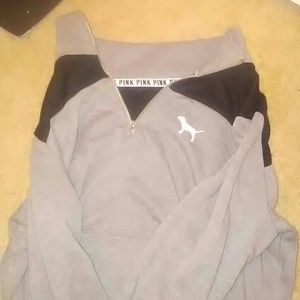 Pink half zip jacket