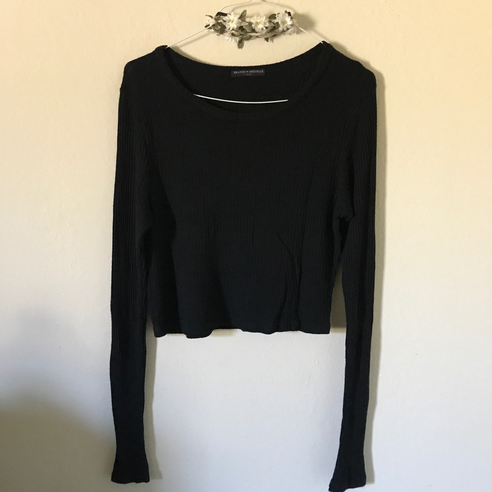 Long Sleeved Knitted Top from Brandy Melville✨