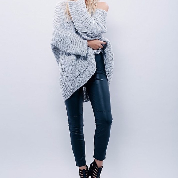 Free People Pants - Free People black Vegan Leather Legging/pants