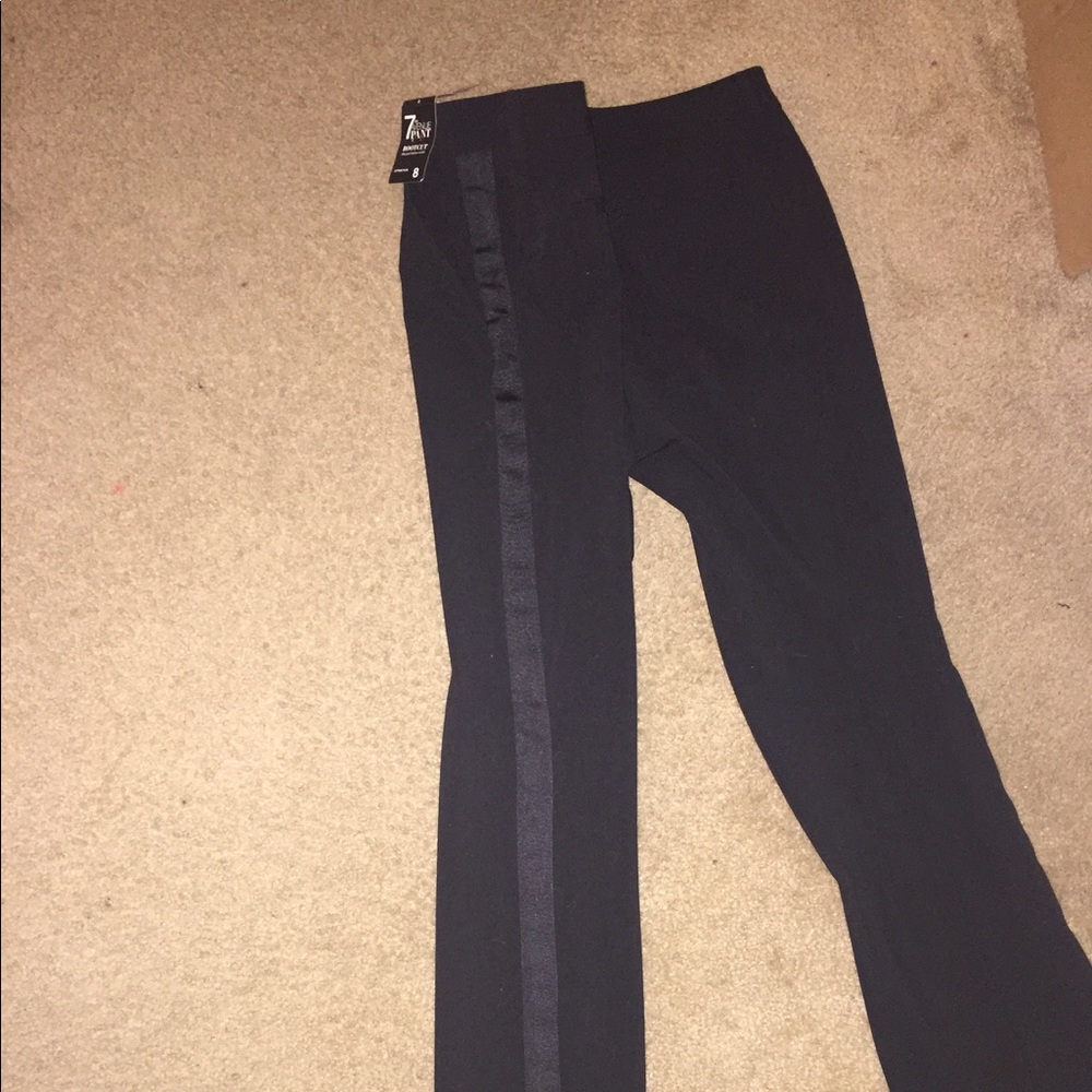 NWT Black Tuxedo Striped Slacks SALE TODAY ONLY😍