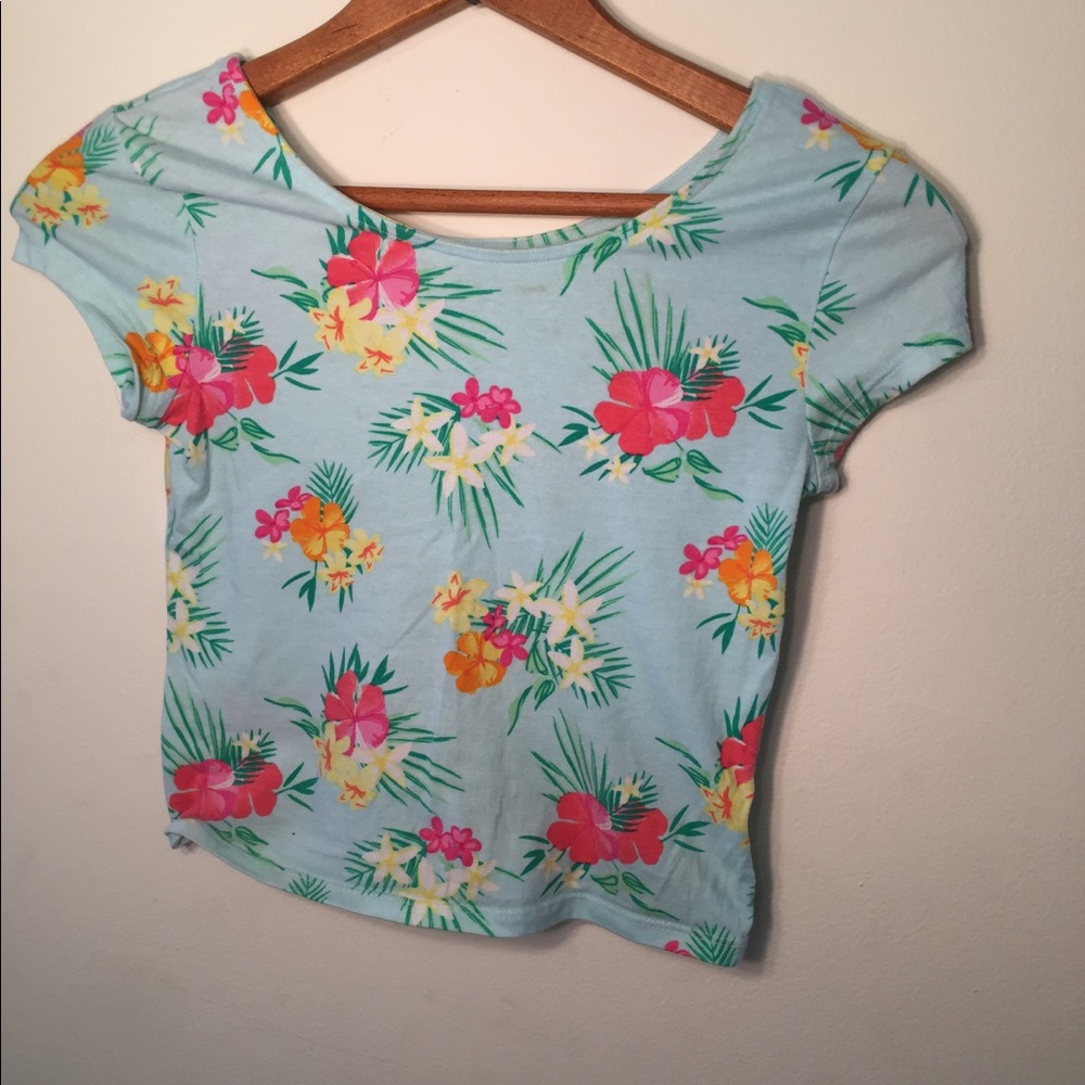 Girls Floral Tee
