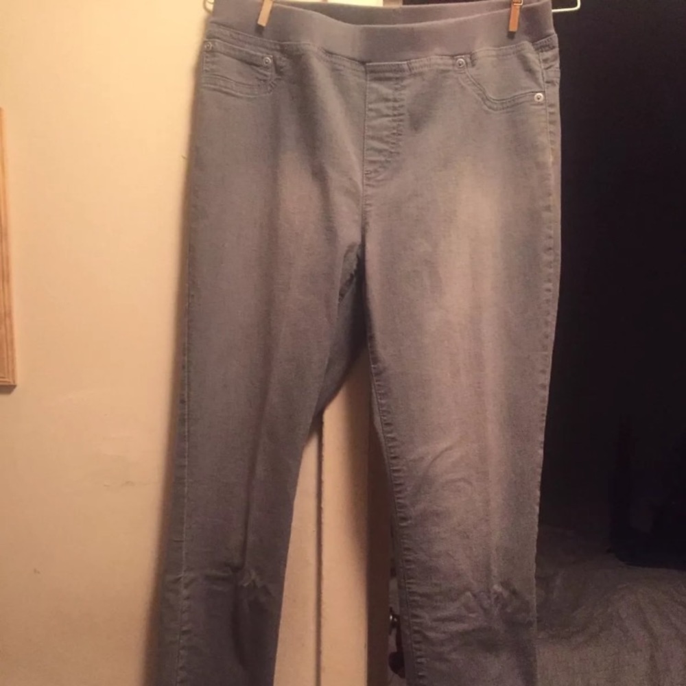 Ladies Chico Platinum Chicos Sizing 1 skinny jeans