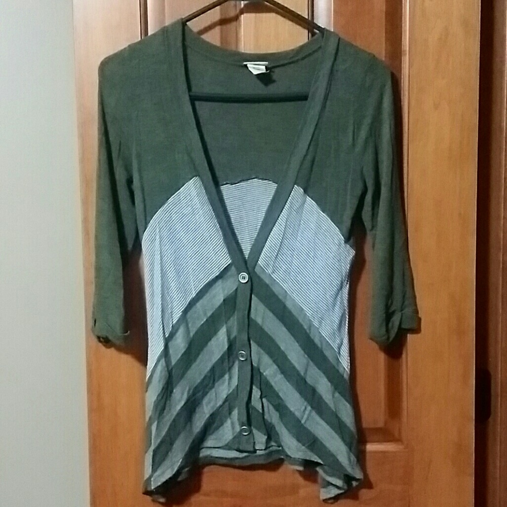 Olive cardigan