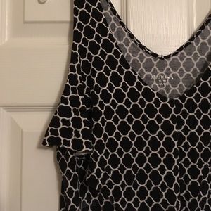 Black and White Print Tank