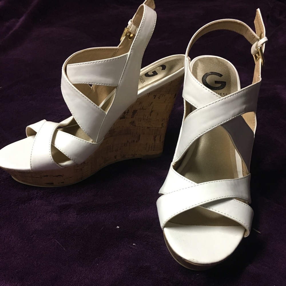 G by Guess Heeled Wedges NWOT