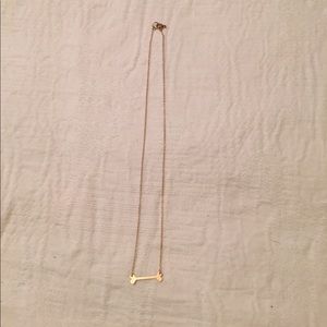 Delicate dog bone necklace