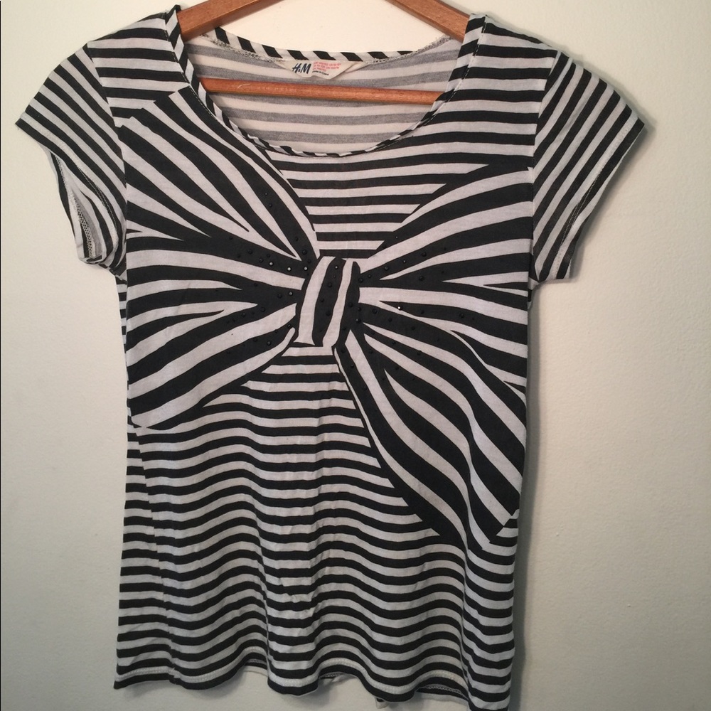 Girls Striped Tee
