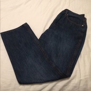 Chico's dark blue denim jeans, size 1.5 short.