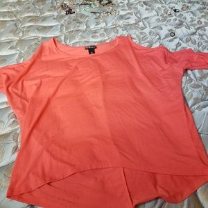 Pink off the shoulder shirt