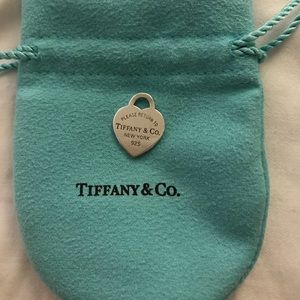 Authentic "return to tiffany''s" Heart charm