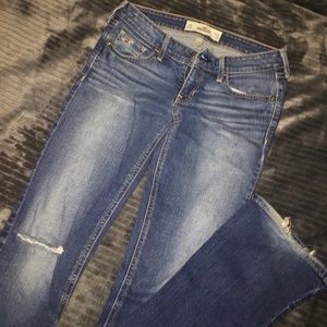 stretchy bootcut denim