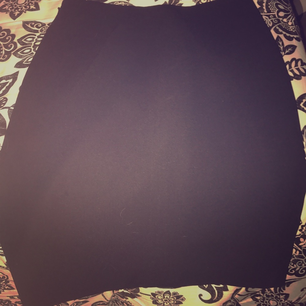 Black pencil dress skirt
