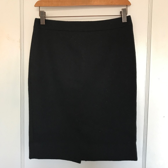 J. Crew Dresses & Skirts - J. Crew Black Wool Skirt