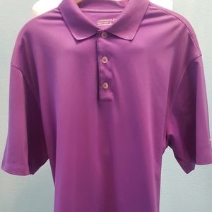 Men's Nike Golf shirt. Purple. Large.