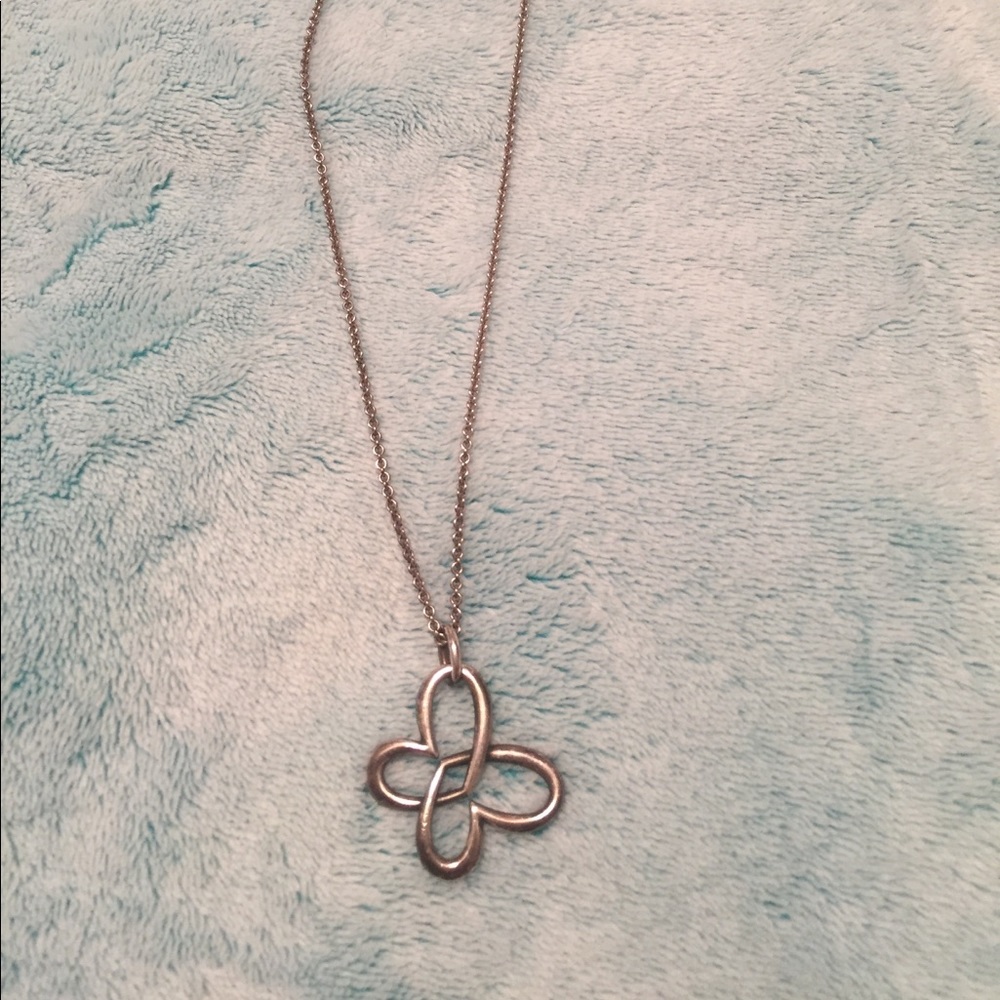 Sterling silver James Avery necklace w/ chain.