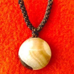 Brown Natural Stone Necklace