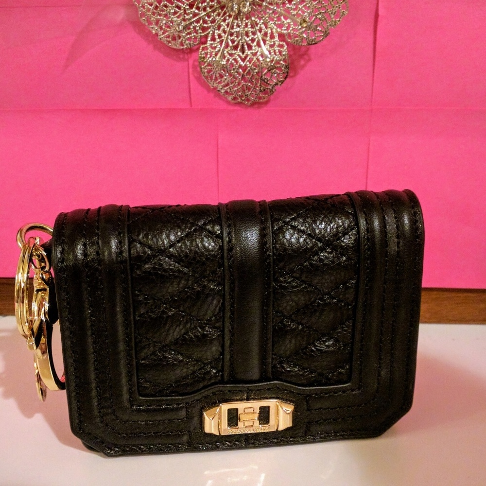 Rebecca Minkoff  card wallet with key clip
