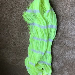 Neon Yellow Scarf