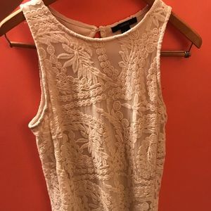 Forever 21 crochet dress, size small.