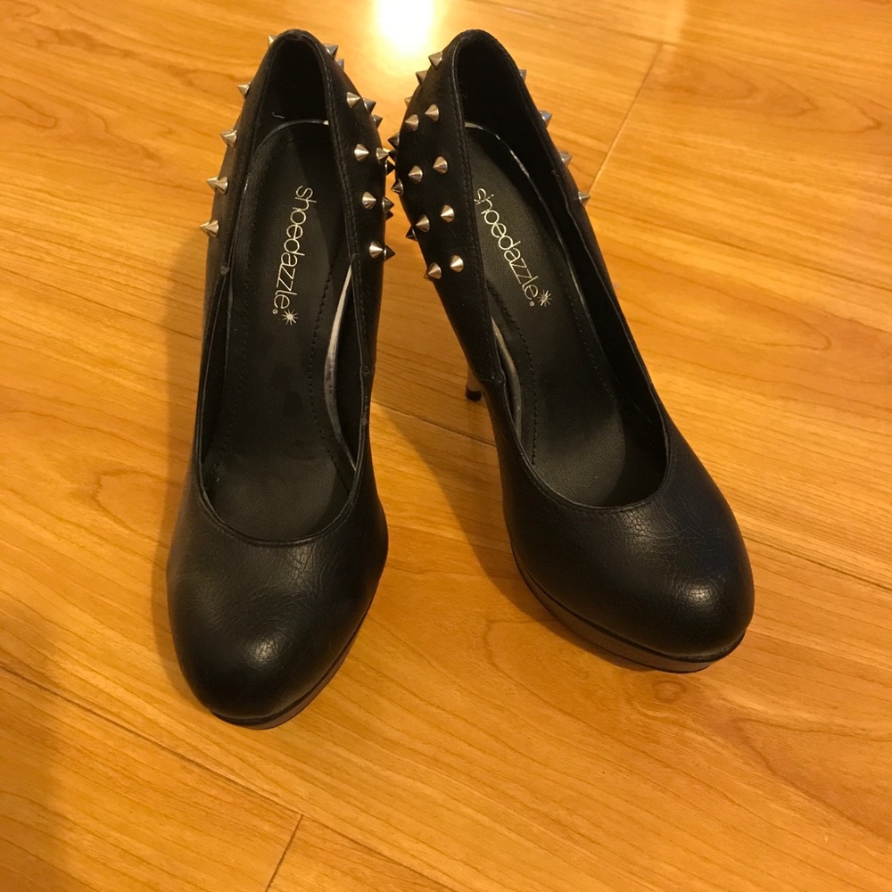 Rivet Black Heels | Perfect condition