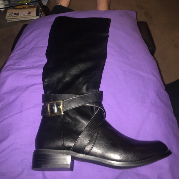 Sociology Shoes - Sociology Black Tall Boots