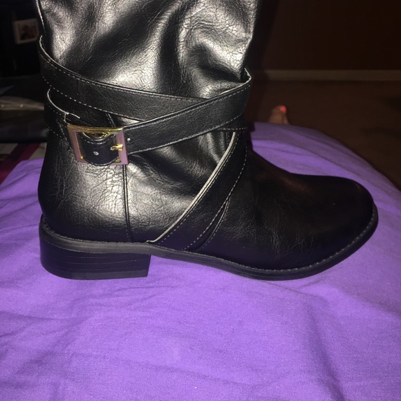 Sociology Black Tall Boots - Picture 2 of 3