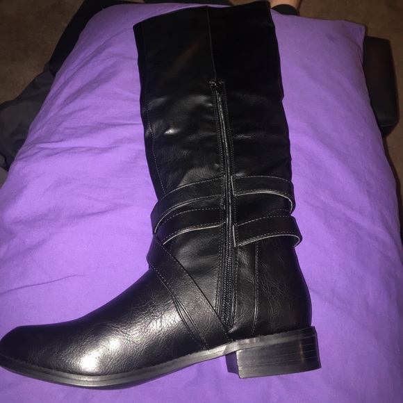Sociology Black Tall Boots - Picture 3 of 3