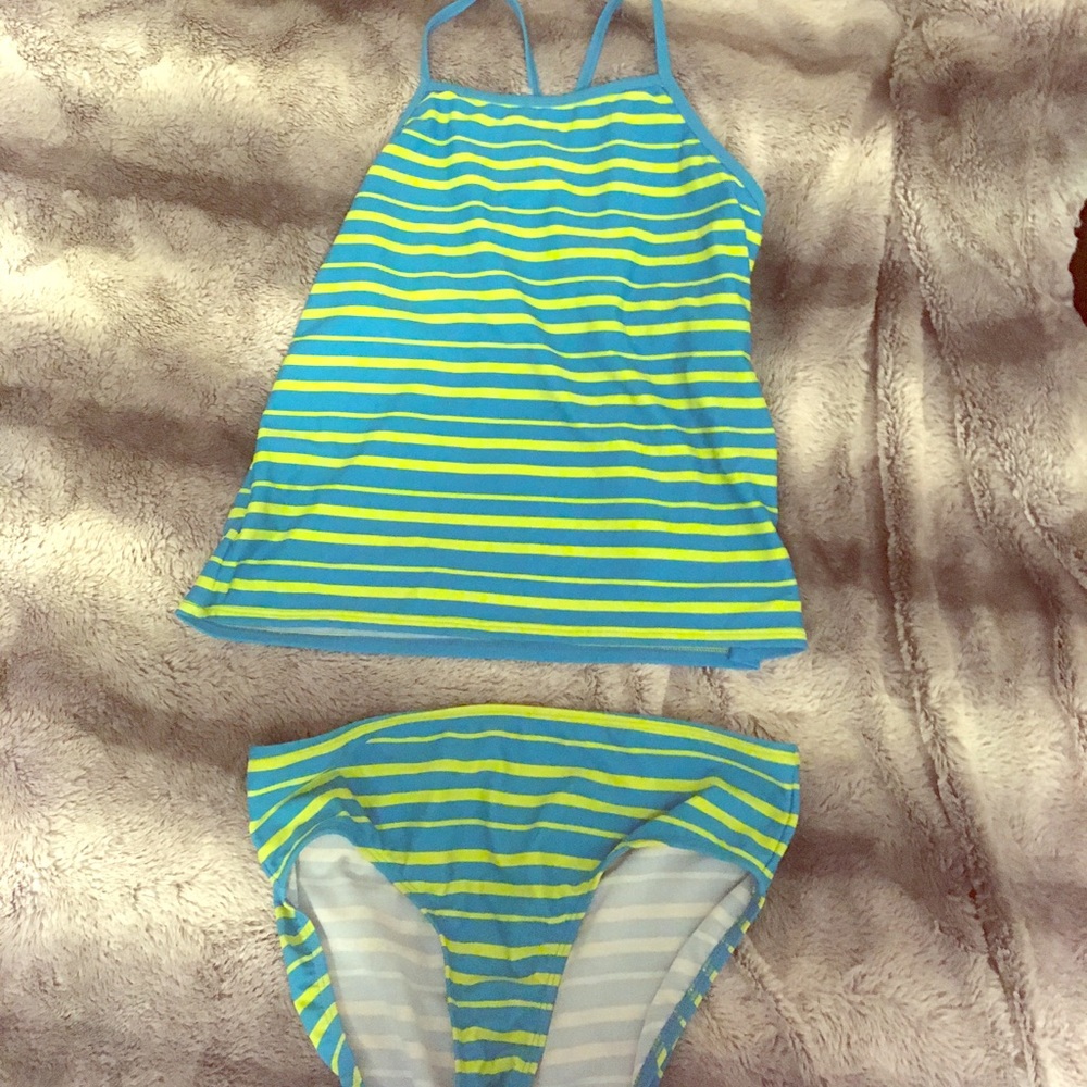Striped two piece