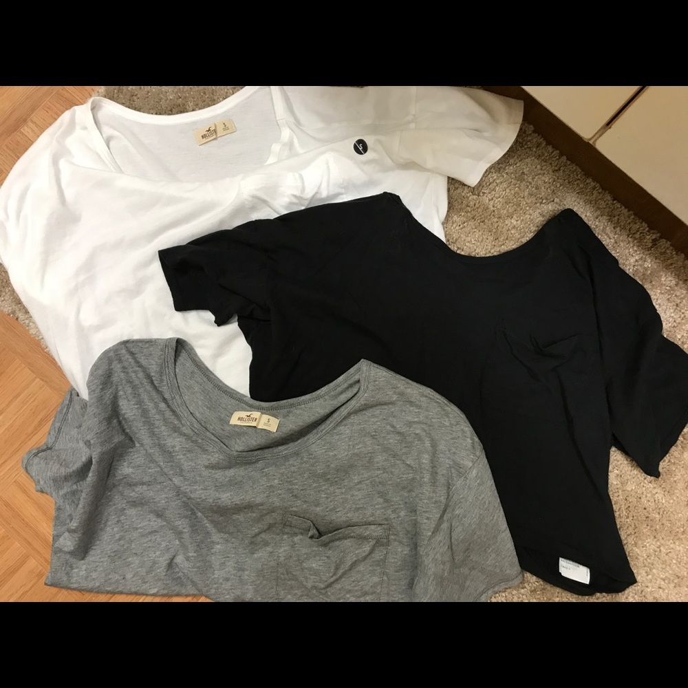 Hollister crop shirts
