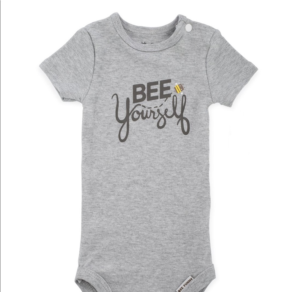 Bee yourself Baby Onesie