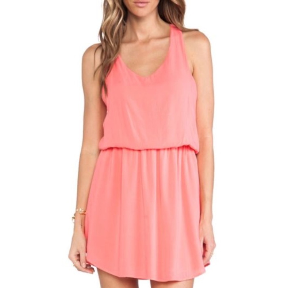 Splendid coral tank dress