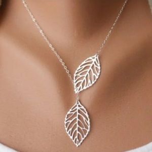 Silver Leaf Necklace