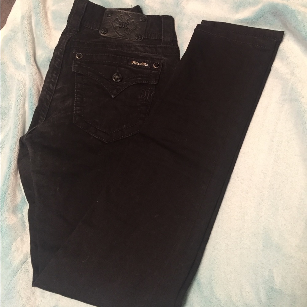 Miss Me black skinny jeans