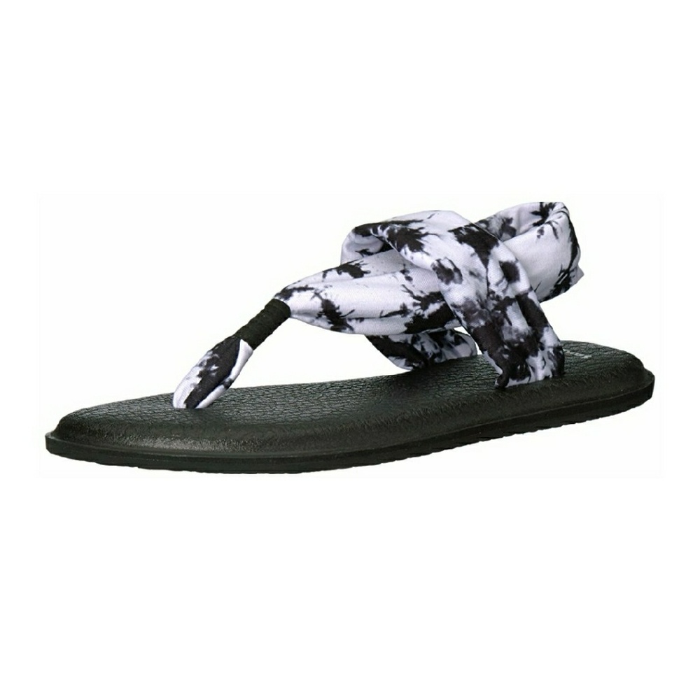 Sanuk Womens Yoga Sling 2 Sandals in Black Tye Dye