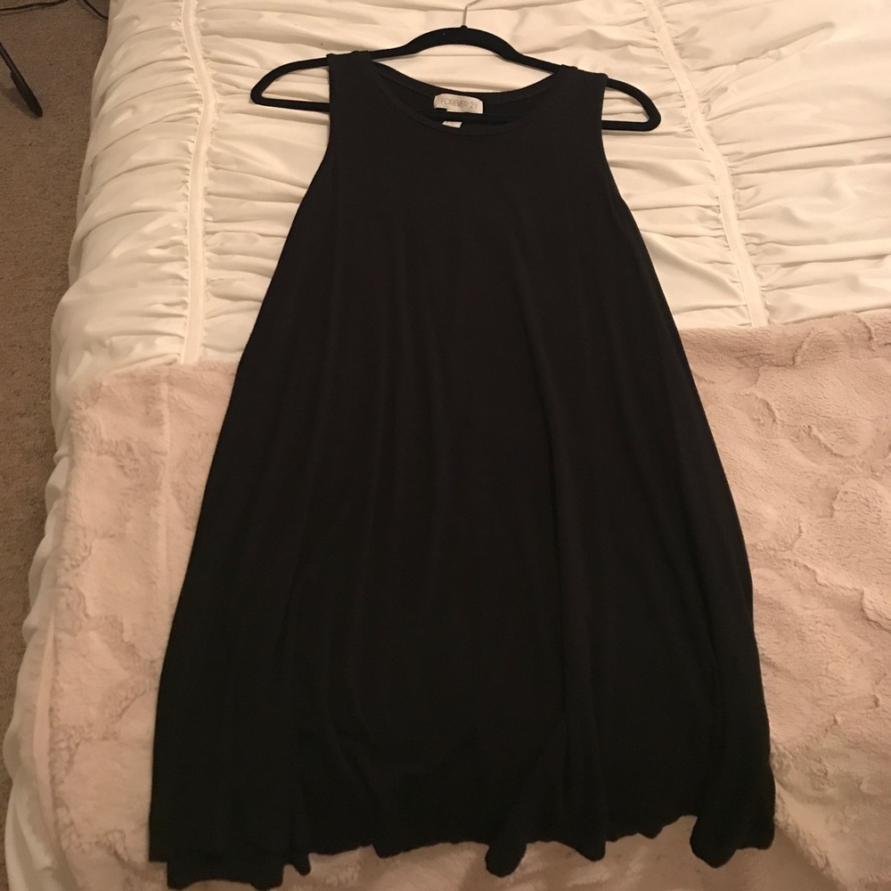 Black shift dress