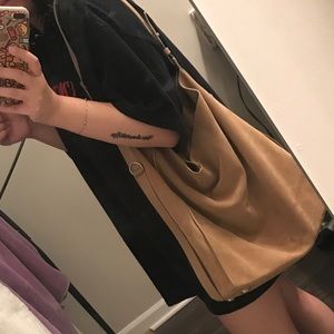 All Saints Paradise North/South Soft Suede Tote