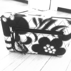 Vera Bradley Black & White Clutch Wallet