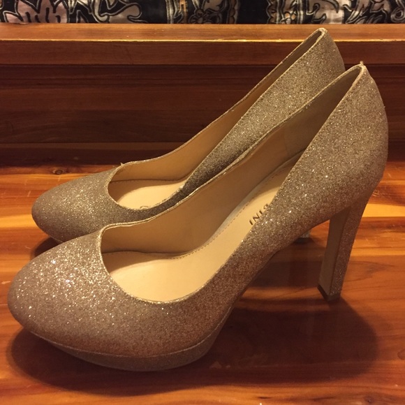 Gold Gianni bini high heels - Picture 2 of 3