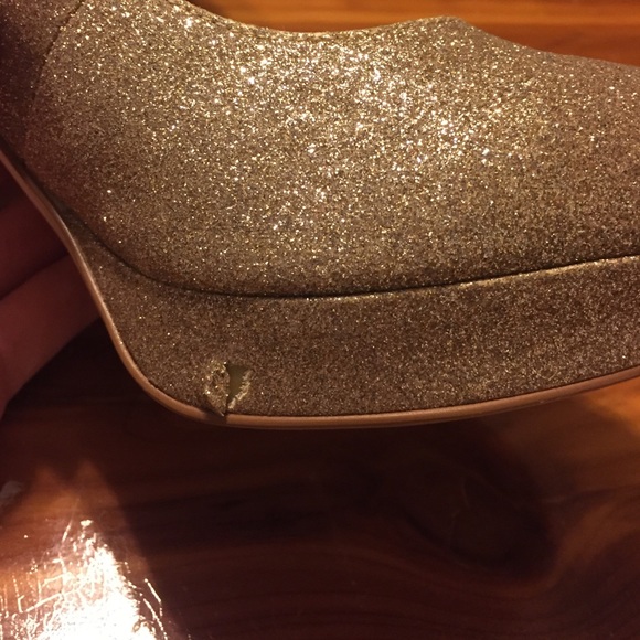 Gold Gianni bini high heels - Picture 3 of 3