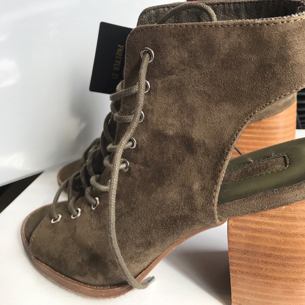 Look alike Jeffrey Campbell CORS lace up booties