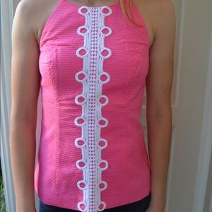 Pink Lilly Pulitzer Tank Top