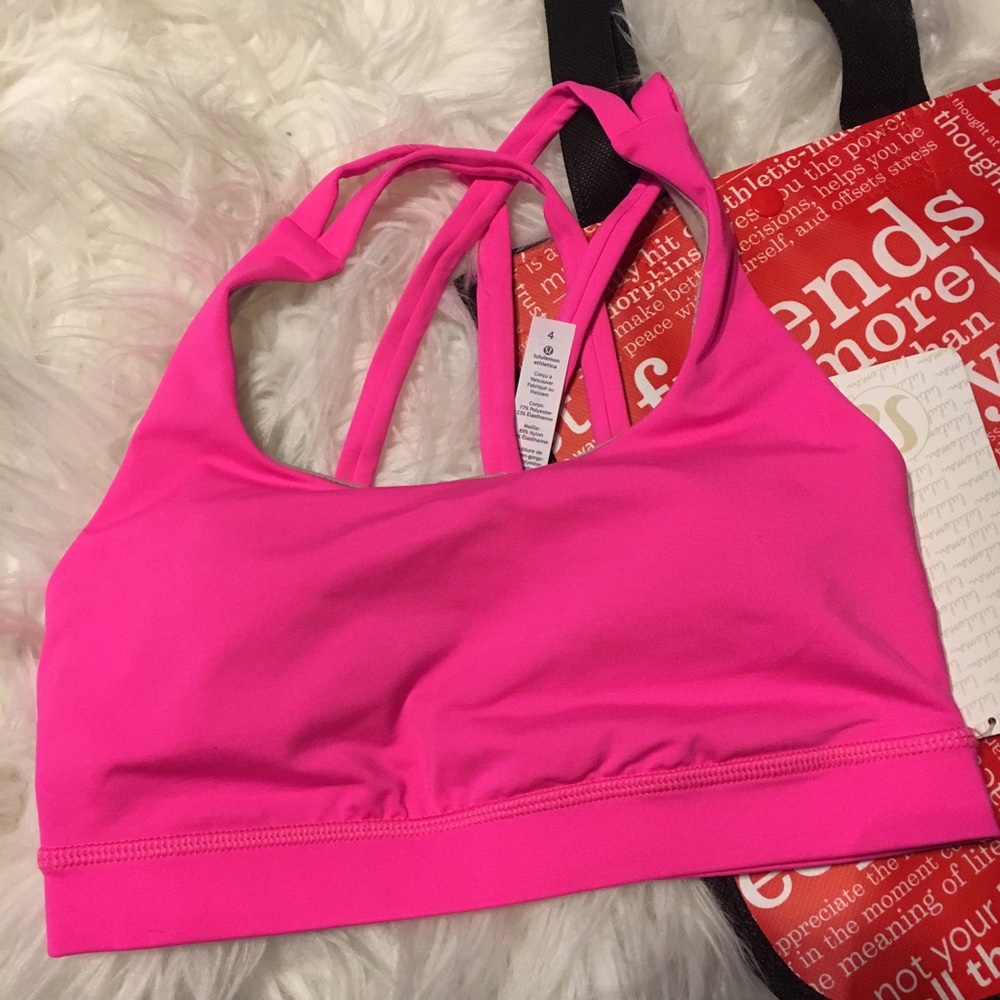 Lululemon Hot Pink Energy Bra