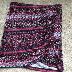 Patterned Tilly's Pencil Skirt