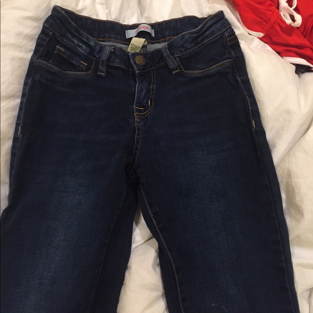 Charlotte Russe darkwash jeggings