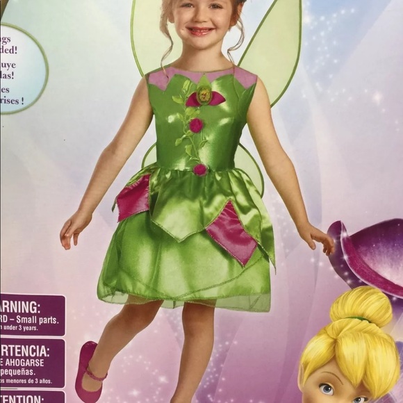 Disney tinker bell Girls Dress Up Costume - Picture 3 of 6