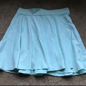 Teal Circle Skater Skirt